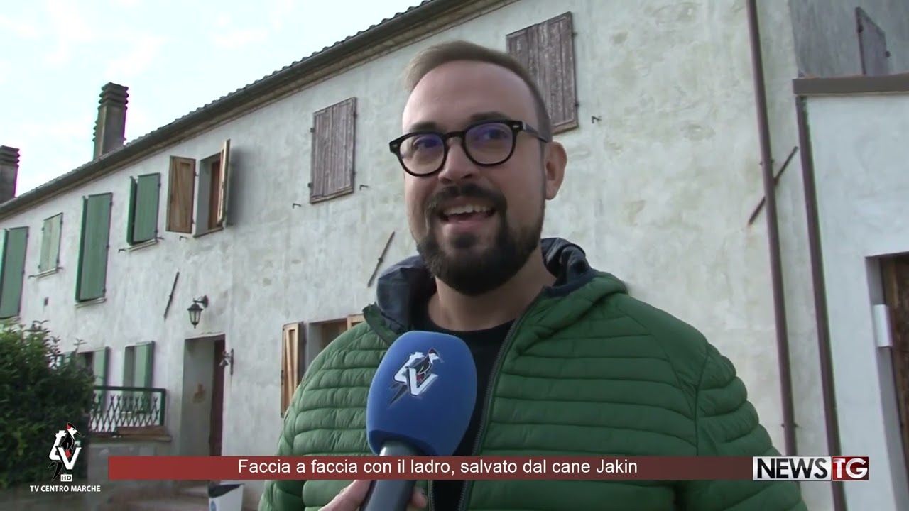 Faccia a faccia con il ladro, salvato dal cane Jakin
