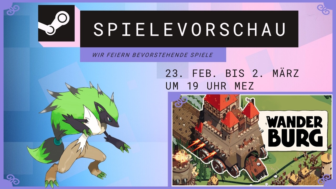 Wander Burg Teil 2 – Steam Spielevorschau – Steam Next Fest – Live Let´s Test