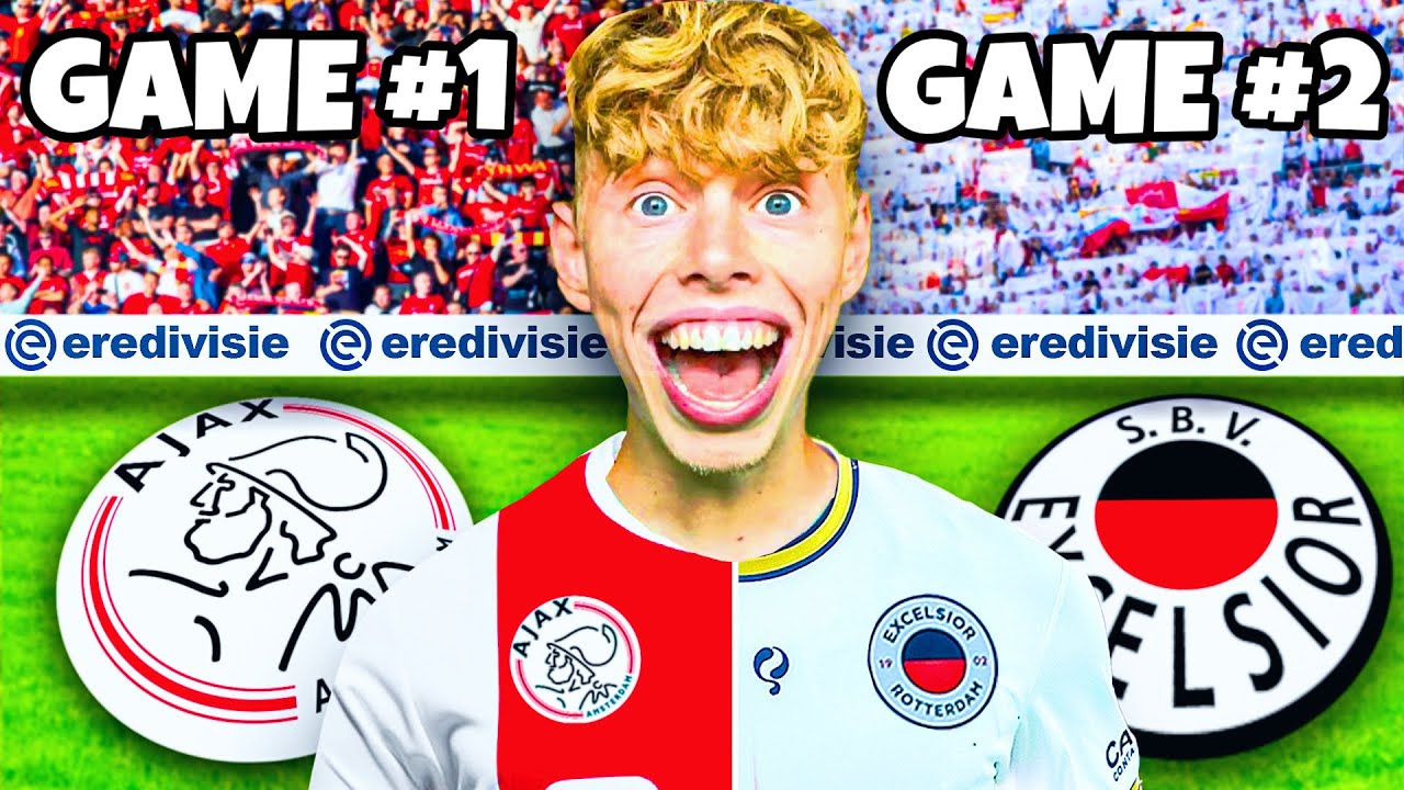 IK GA NAAR 2 EREDIVISIE WEDSTRIJDEN OP 1 DAG!