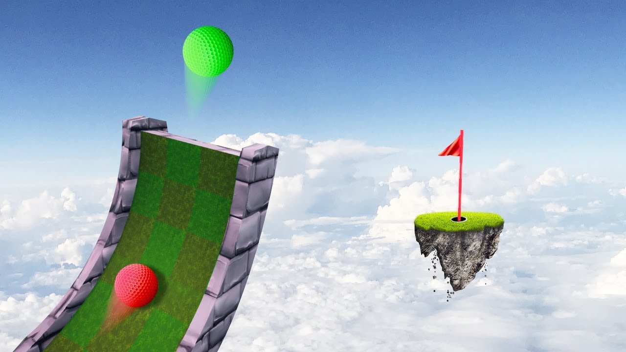 ЛУНКИ ВЫСОТОЙ В МИЛУ! (Golf It)