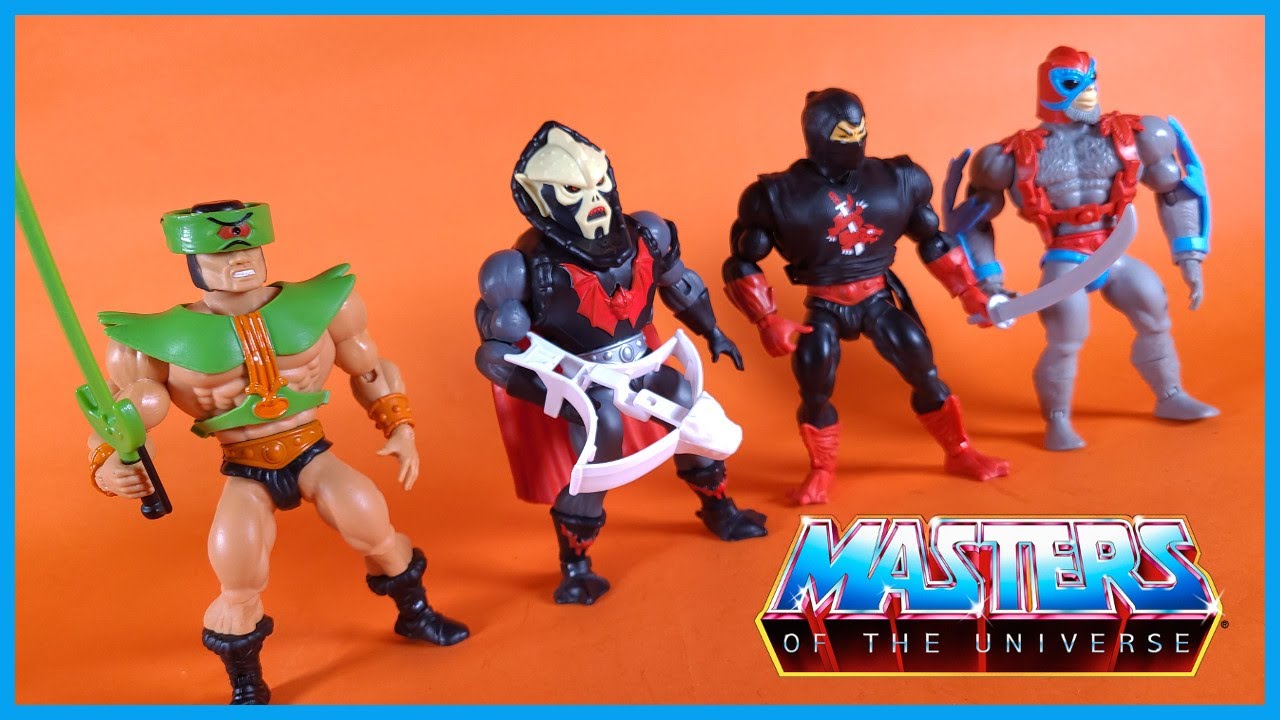 Masters of the Universe Origins Wave 4 - NINJOR STRATOS TRI-KLOPS HORDAK Action Figure Review