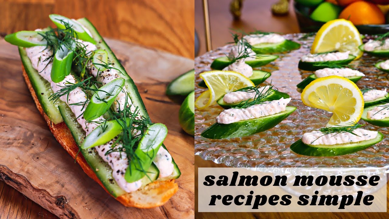 SALMON MOUSSE RECIPE SIMPLE | 5 INGREDIENTS | 5 MINUTES