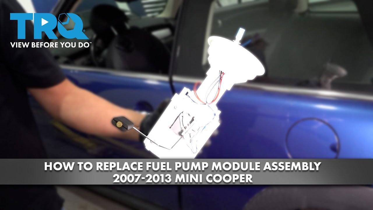 Как заменить модуль топливного насоса в Mini Cooper 2007-2013