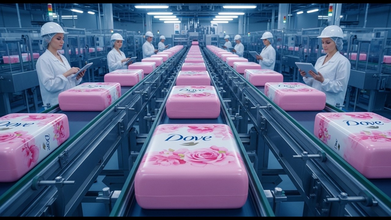 Inside the Dove Soap Factory | How Millions of Soap Bars Are Made in the USA