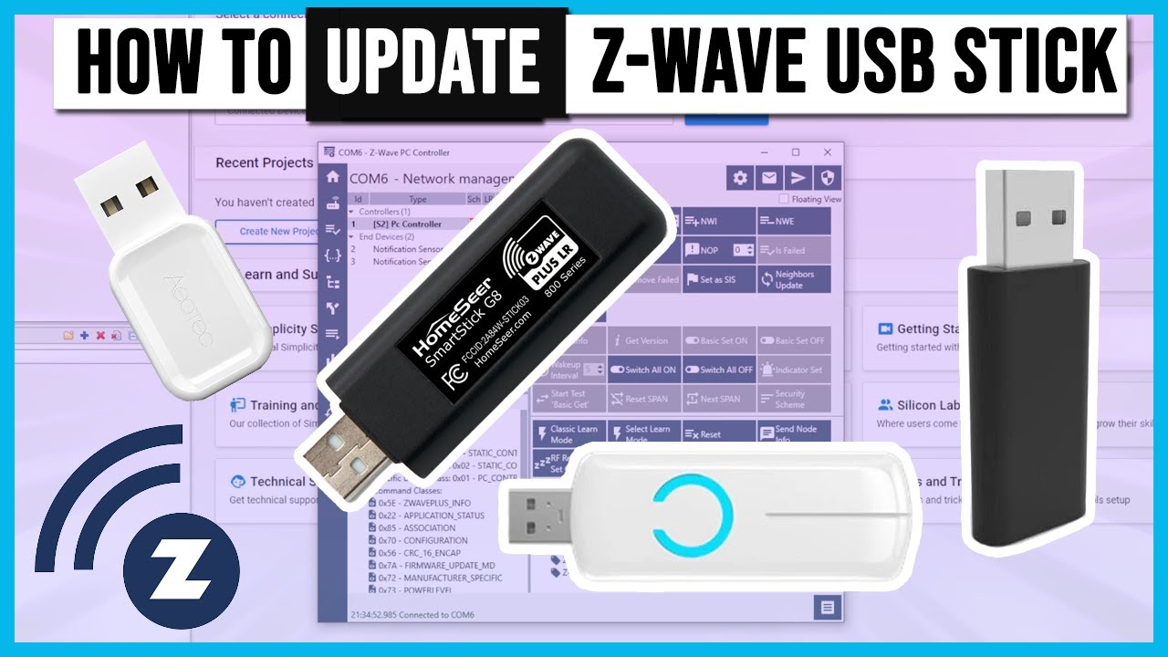 How To Update Z-Wave USB Stick Firmware