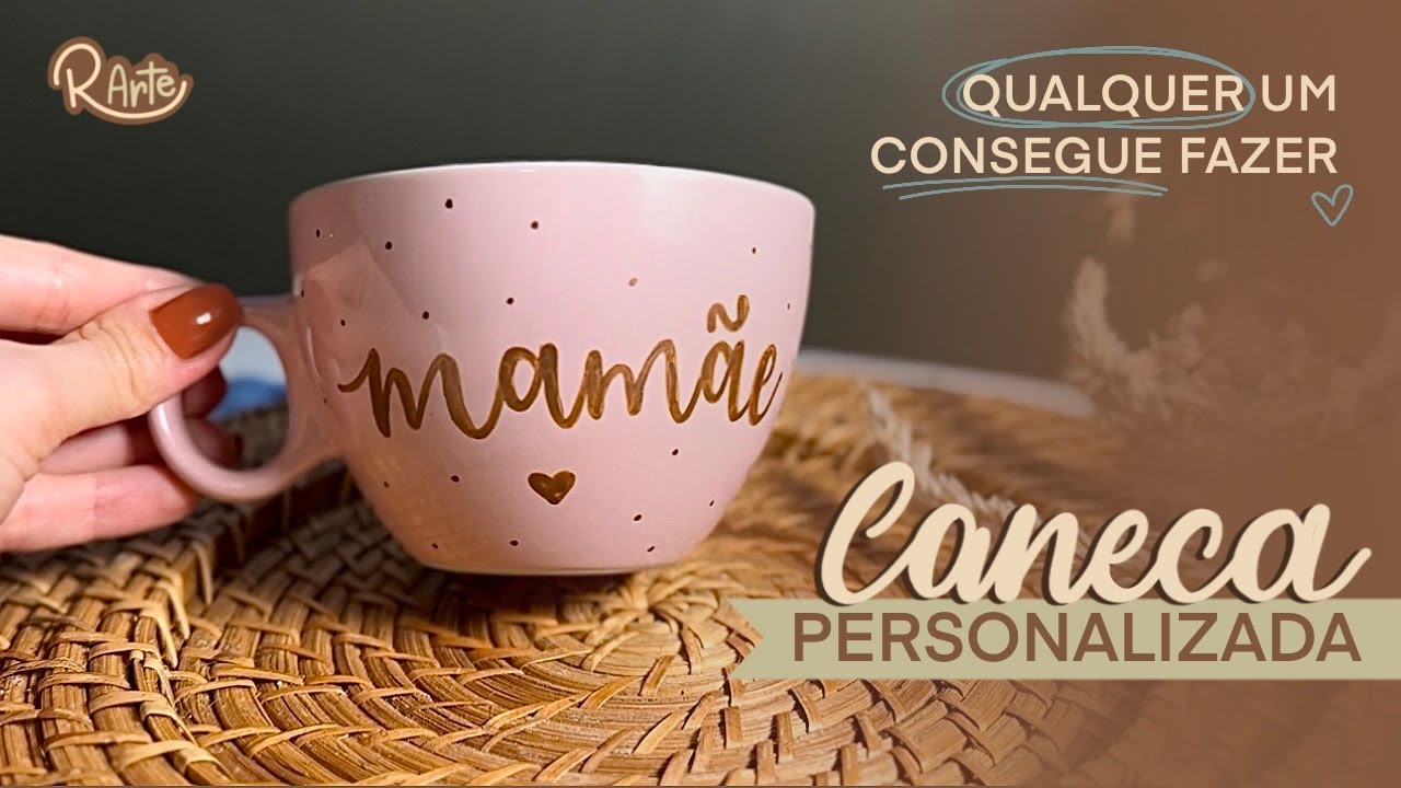 Como fazer personalização em caneca - DIY