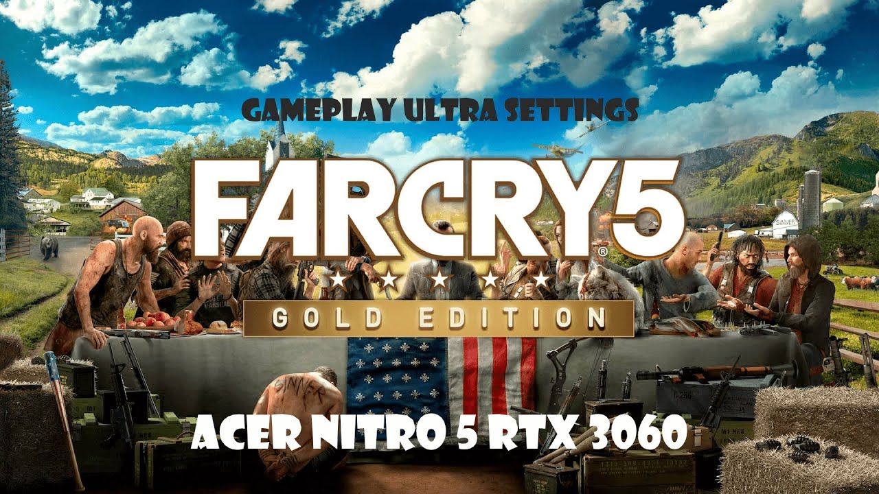 Acer Nitro 5 2021 || Far Cry 5 Gameplay Test || Ultra Settings 1080p || RTX 3060 || i5 10th Gen