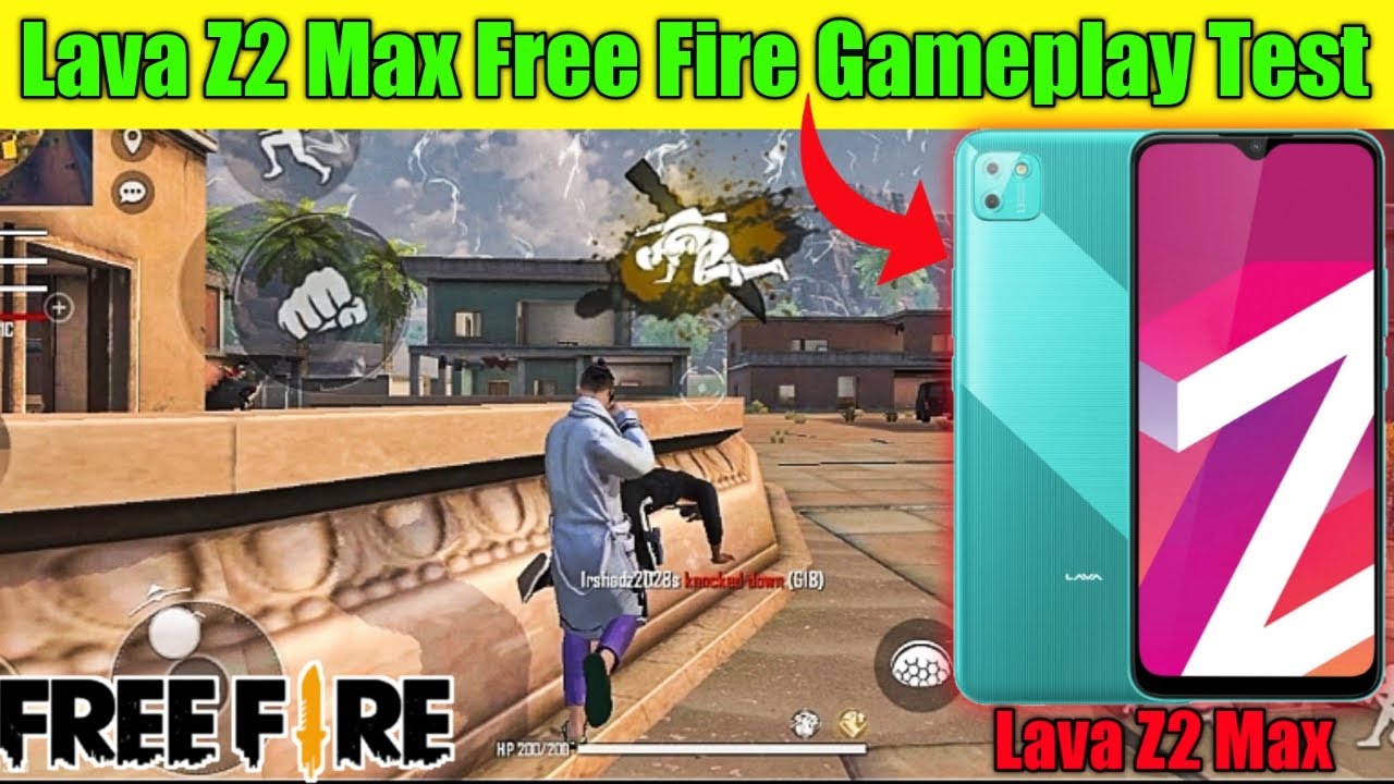 Lava Z2 Max Free Fire Test || Lava Z2 Max Free Fire Gameplay Test || Glister Gaming