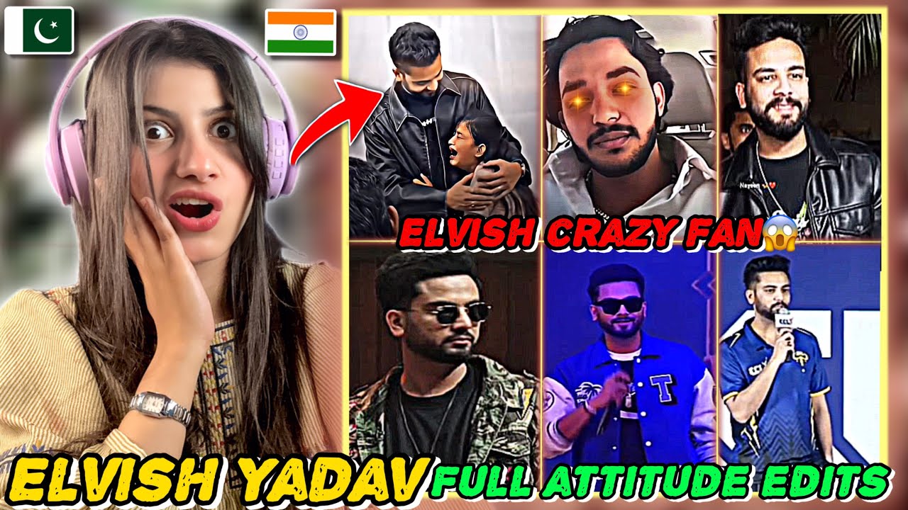 Reaction on Elvish Yadav Attitude Edits 😈| Elvish kolkata Meetup🔥😈