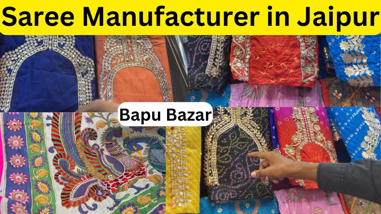 Bapu Bazar, Jaipur | Jaipuri Sarees in Cheap Price🤑 | Saree shopping from Jaipur's famous market|
