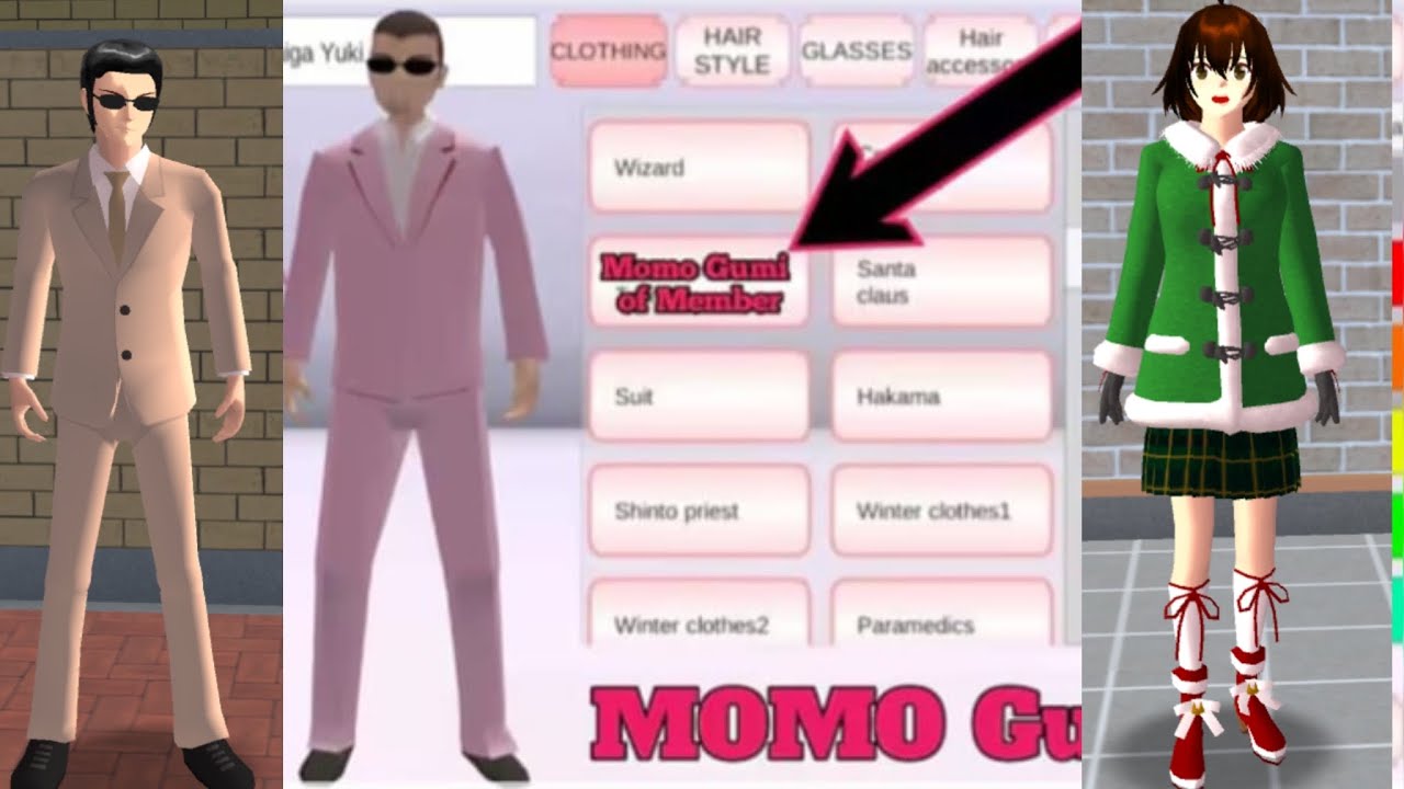 You can play as a Member of Momo-gumi Character in SAKURA....