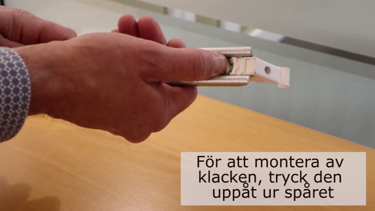 YALI P R Enkel väggfäste montage
