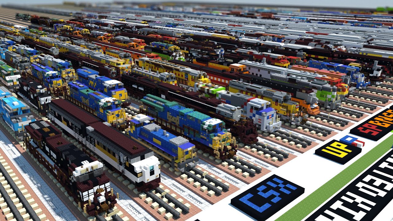 180 Minecraft American Train Collection 2021