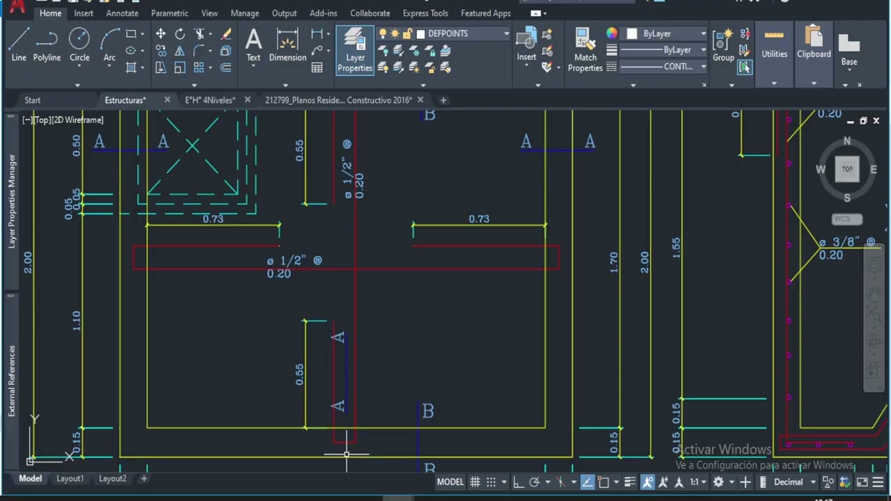 27. Lectura e Interpretación de planos estructurales Ejemplo 5