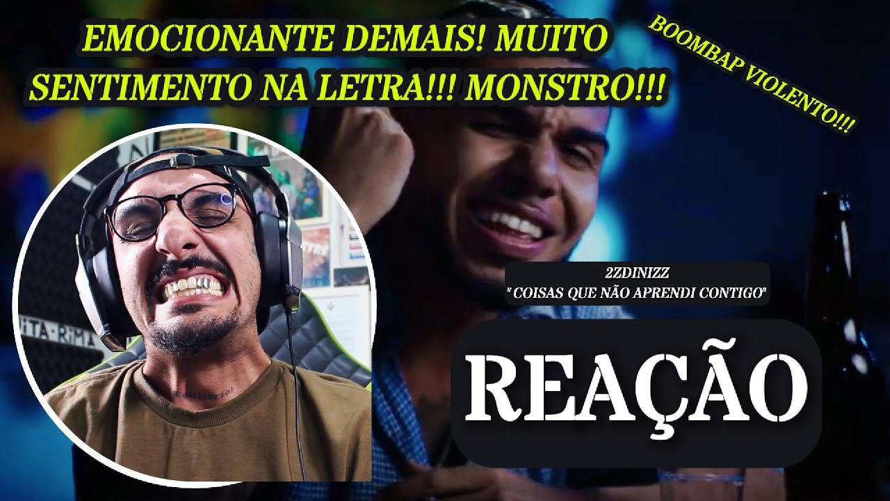 TRAMPO EMOCIONANTE DEMAIS!!! 2ZDINIZZ - COISAS QUE N&Atilde;O APRENDI CONTIGO [REA&Ccedil;&Atilde;O]