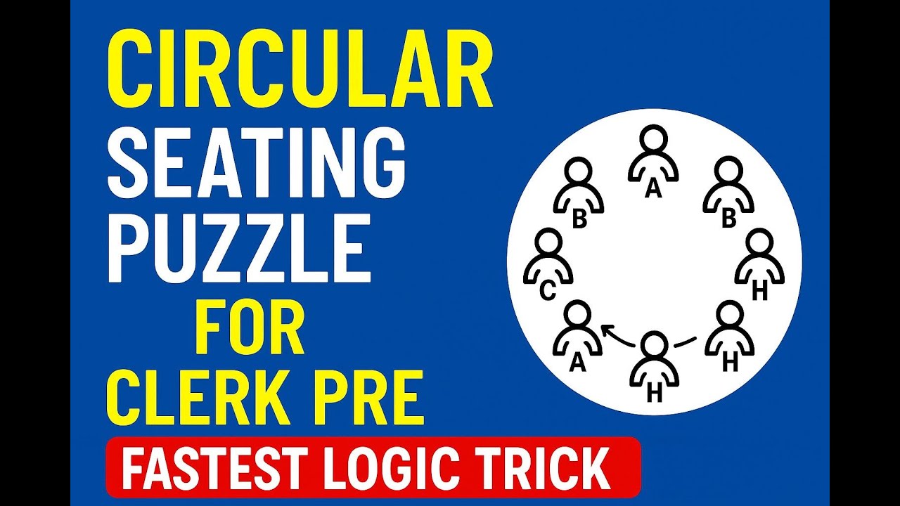 Головоломка «Круглая рассадка для клерка» (до 2025 г.) | Самая быстрая логическая задача, которую...