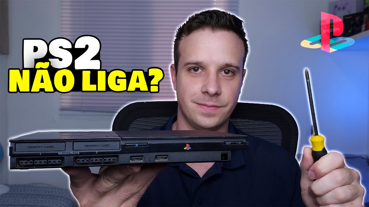 PS2 NÃO LIGA? CONSERTE VOCÊ MESMO!