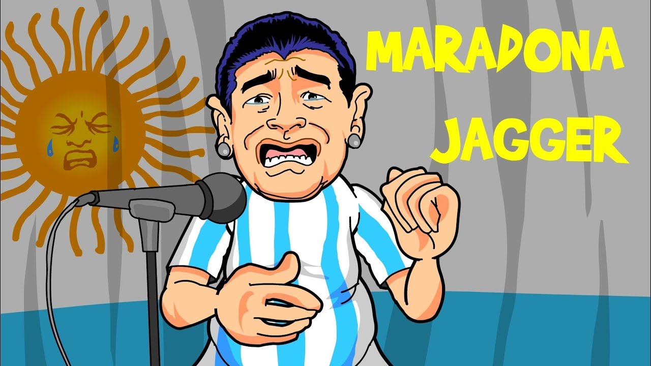 ADIÓS, ARGENTINA! MARADONA CANTA!