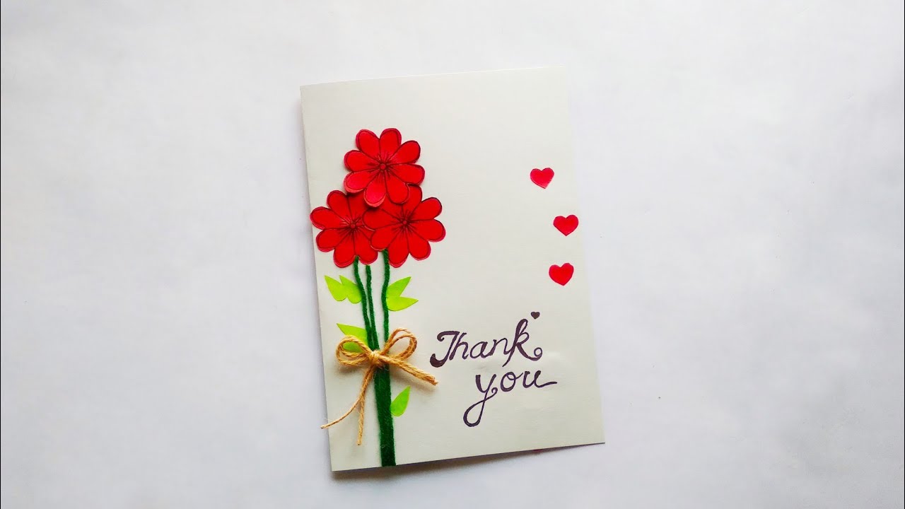 How to make: A Beautiful Thank You Card for Any Occasion | Dinesh Arts