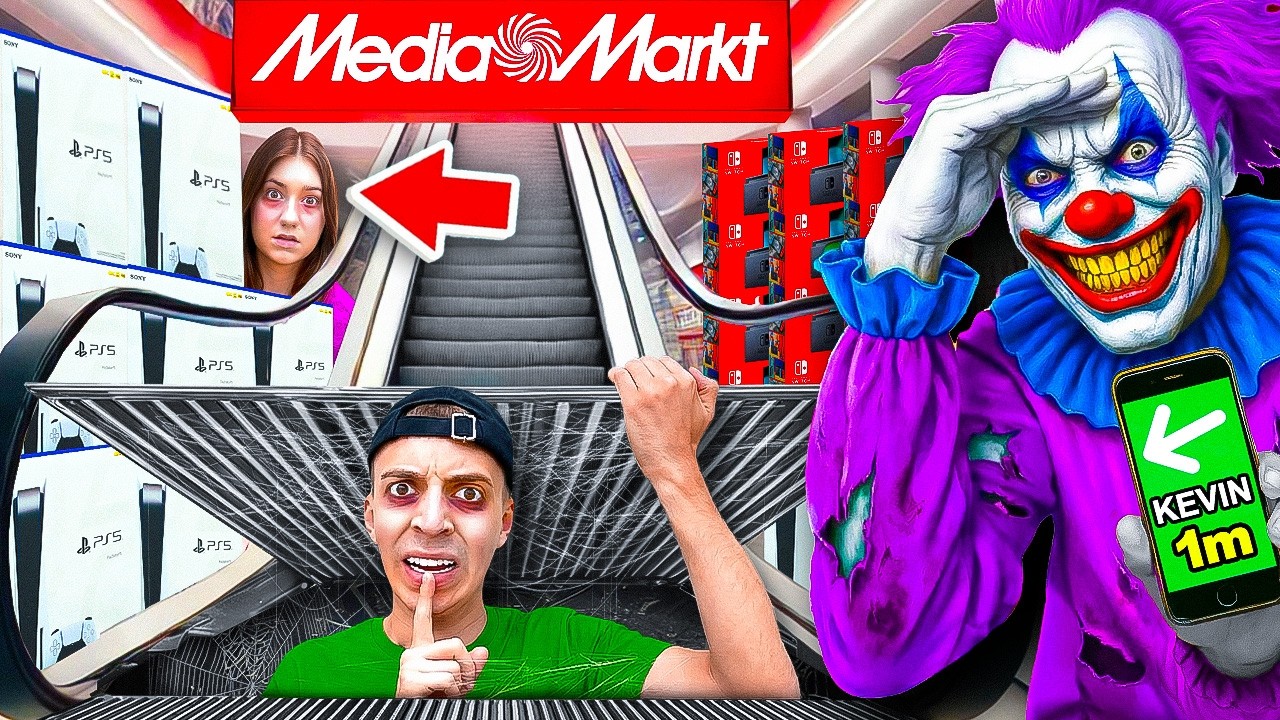 HORROR CLOWNS BETRÜGEN bei XXL Hide and Seek im MEDIA MARKT! 😭🤡