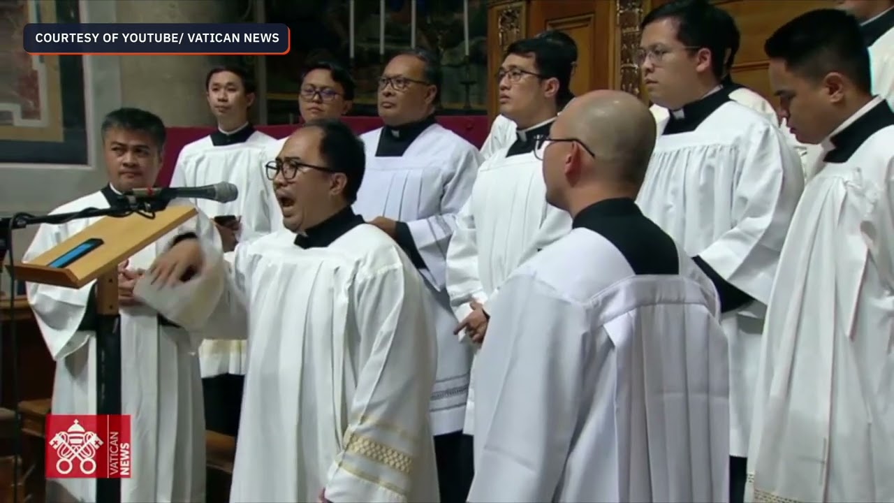 Filipino choir sings at Saint Peter’s Basilica for historic synod