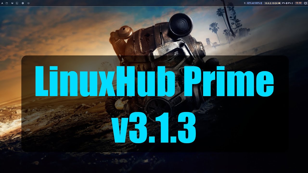 Первый взгляд на LinuxHub Prime v3.1.3