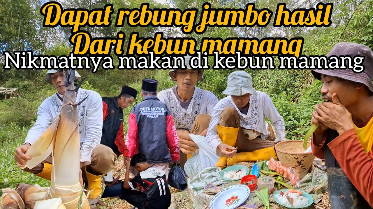 DAPAT REBUNG JUMBO || NIKMATNYA MAKAN DI KEBUN 