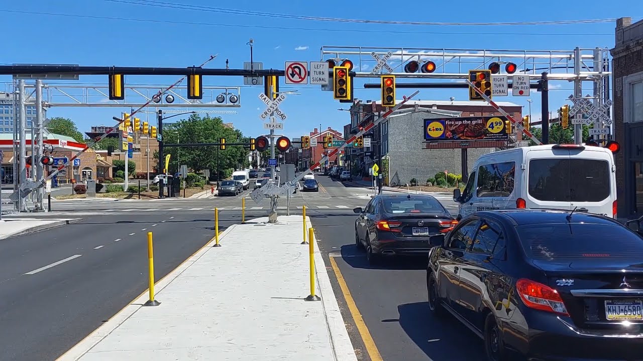 Massive level crossing upgrade, Main Street, Norristown, PA
