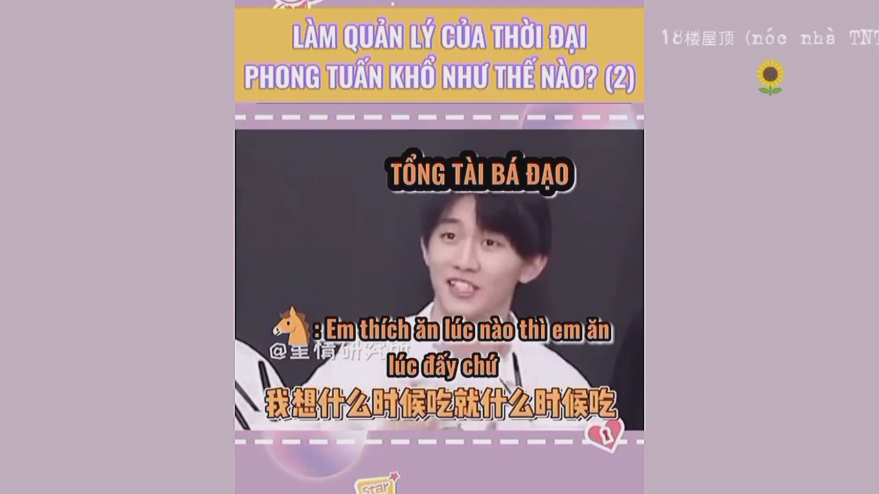 [ Vietsub][TNT thời đại thiếu niên đoàn] 1001 câu chuyện bán muối đi vào lòng trứng (thứ 2 ko ai cn)
