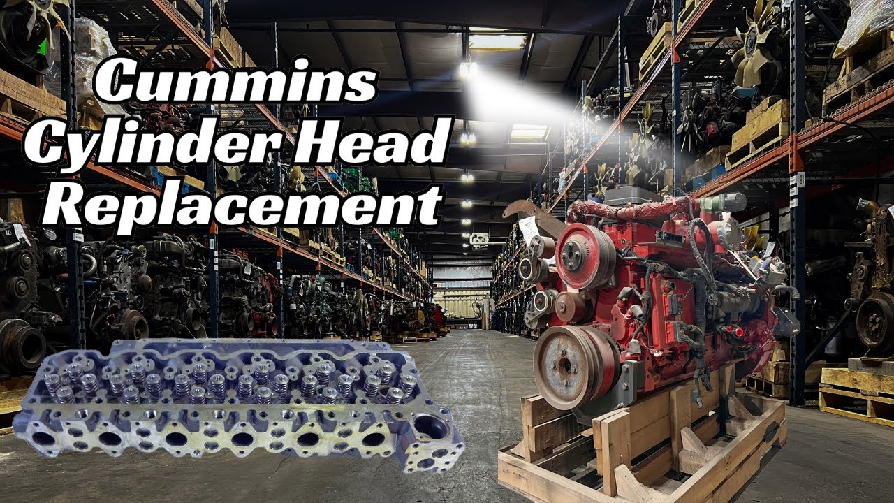 Cylinder Head Replacement On Cummins ISB 6.7 Engine