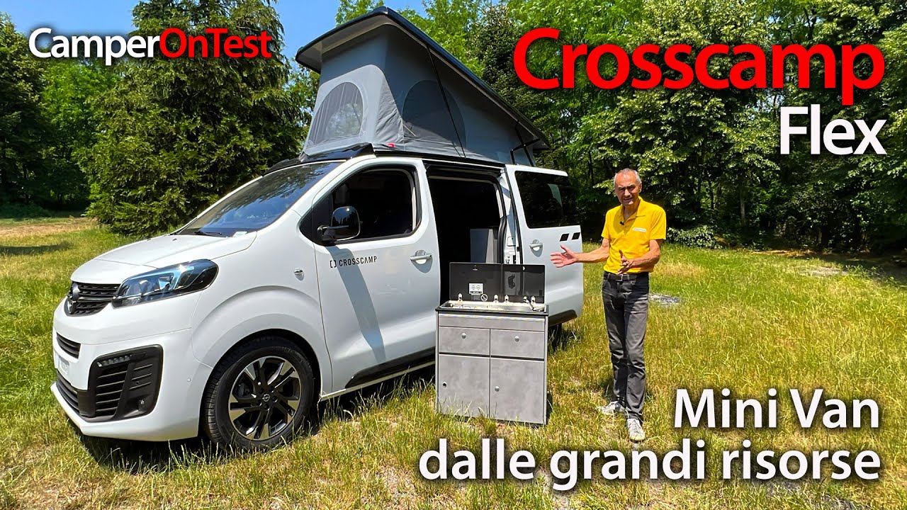 Crosscamp Flex:un van sorprendente, estremamente maneggevole e con tante soluzioni vantaggiose