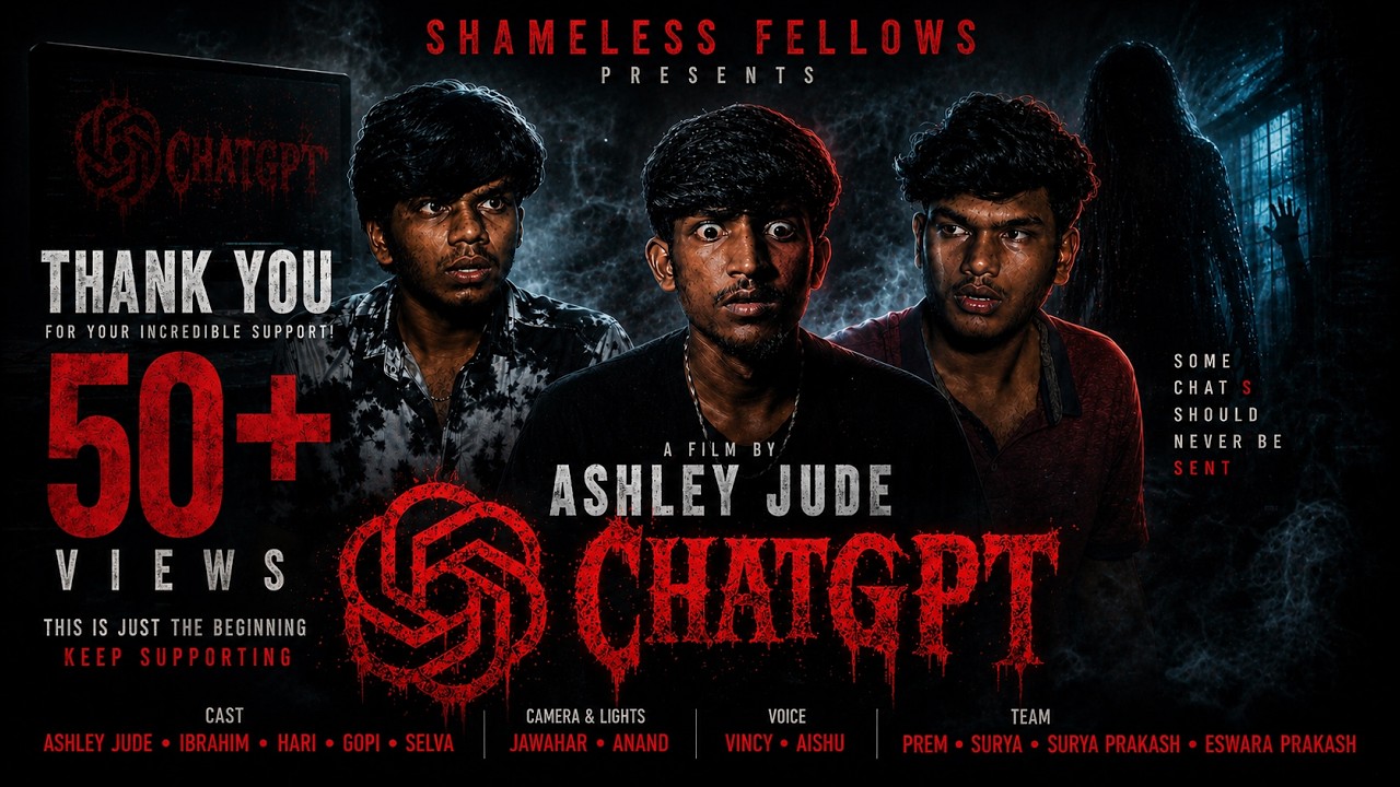 CHATGPT &ndash; Tamil Horror Short Film (2026)  | Shameless fellows | Ashley Jude & Team .