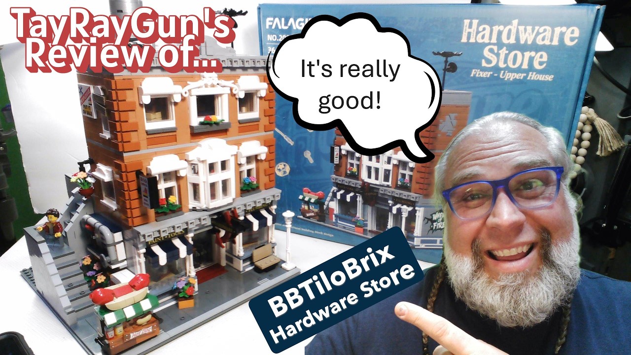 Review of the amazing Hardware Store Building Bricks set from BBTiloBrix. Must Have for Lego City.