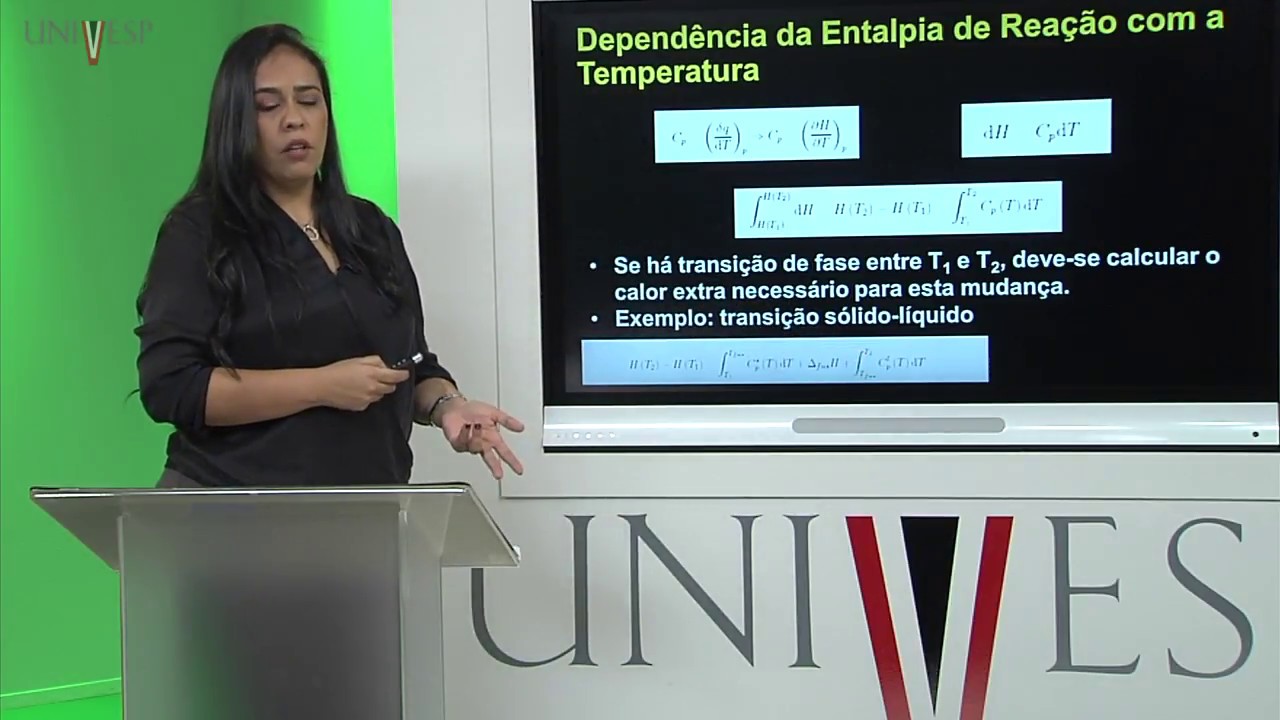 Físico-Química I - Aula 09 - Termoquímica (Aplicações da 1ª Lei da Termodinâmica)