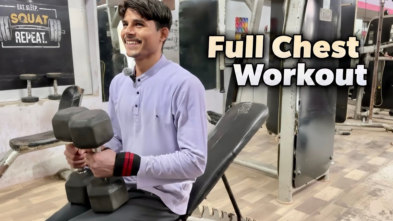 Full Chest Workout || FitLifeMukesh 