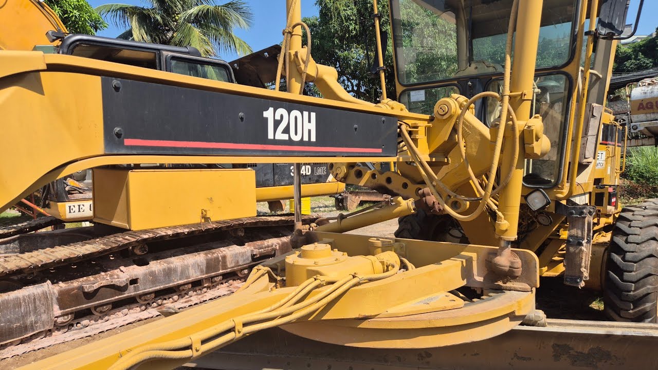 SISTEMA HIDRÁULICO MOTONIVELADORA 120H  SEM FORÇA, VÁLVULA PRINCIPAL COM DEFEITO