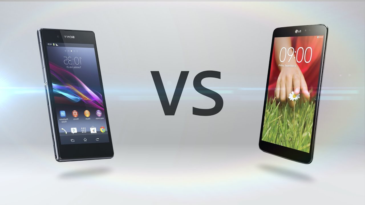Xperia Z1 Vs. LG G2