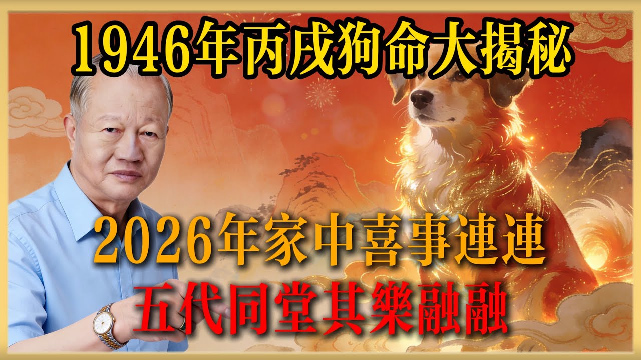 1946年屋上土狗80歲大壽！2026年