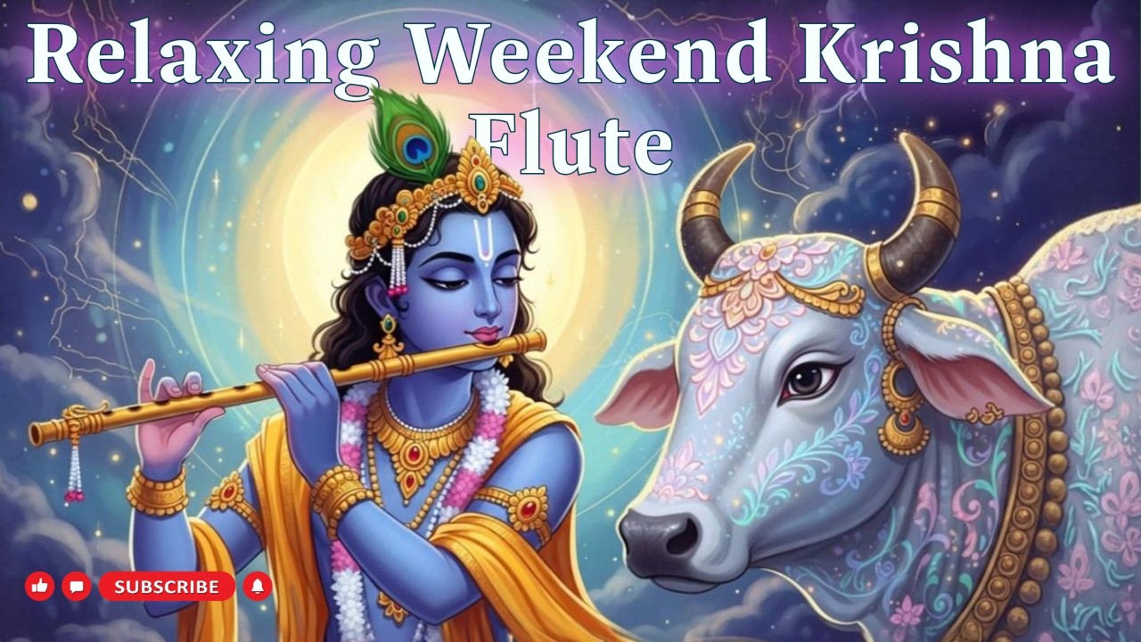 🌿 शनिवार की दिव्य सुबह | Krishna Flute for Weekend Peace & Clarity | 167