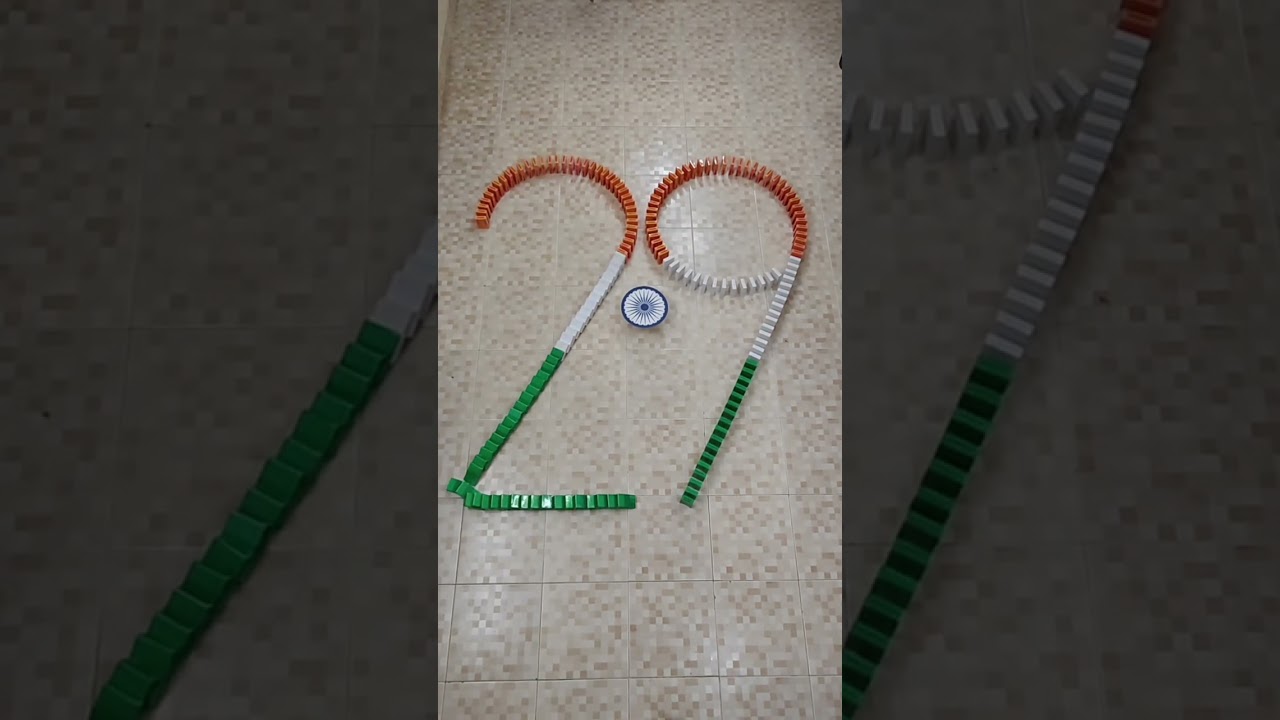 India flag in domino 29 number 🇮🇳🇮🇳 | benefits for viewer | #shorts #indianflag