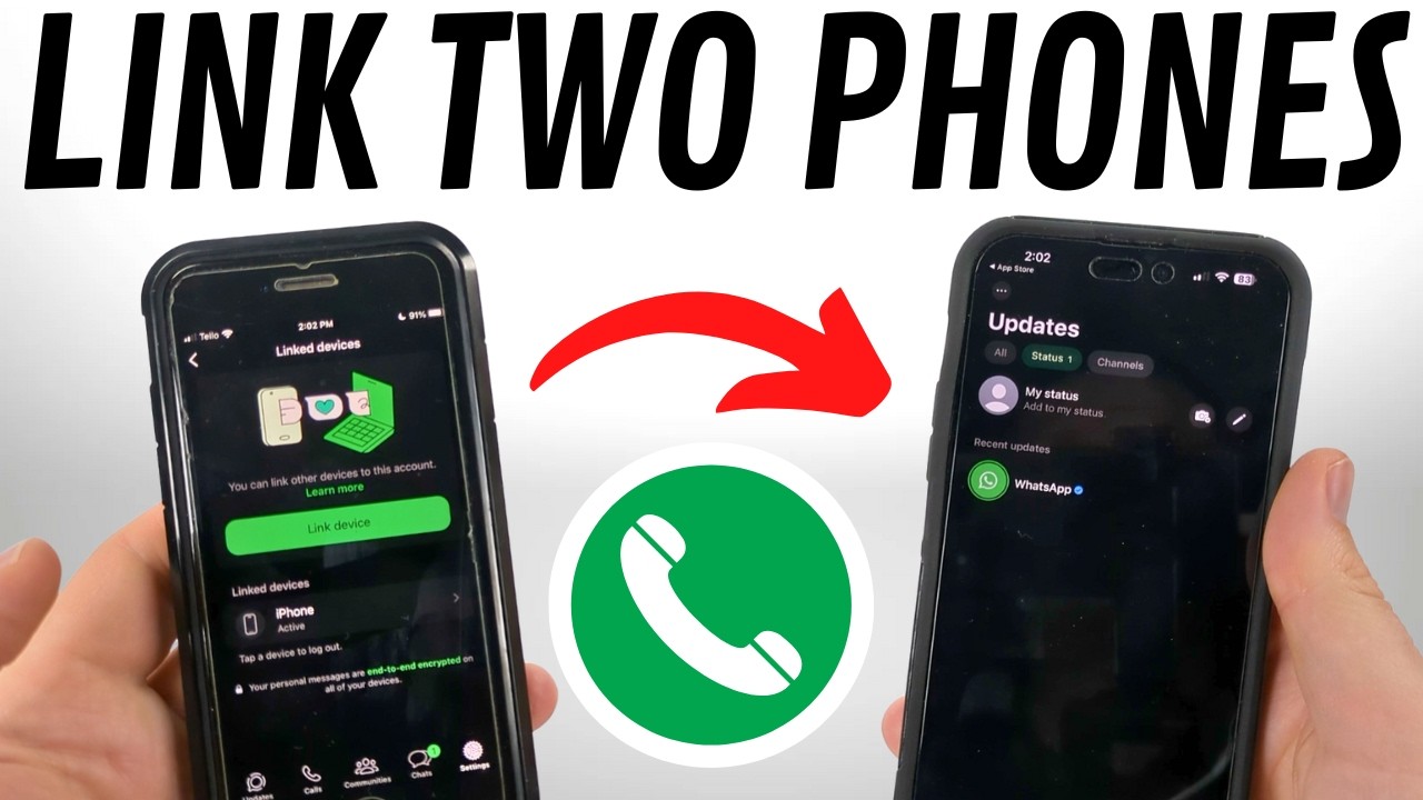 How to Use Same WhatsApp Account on Two Phones - Link WhatsApp on 2 Phones