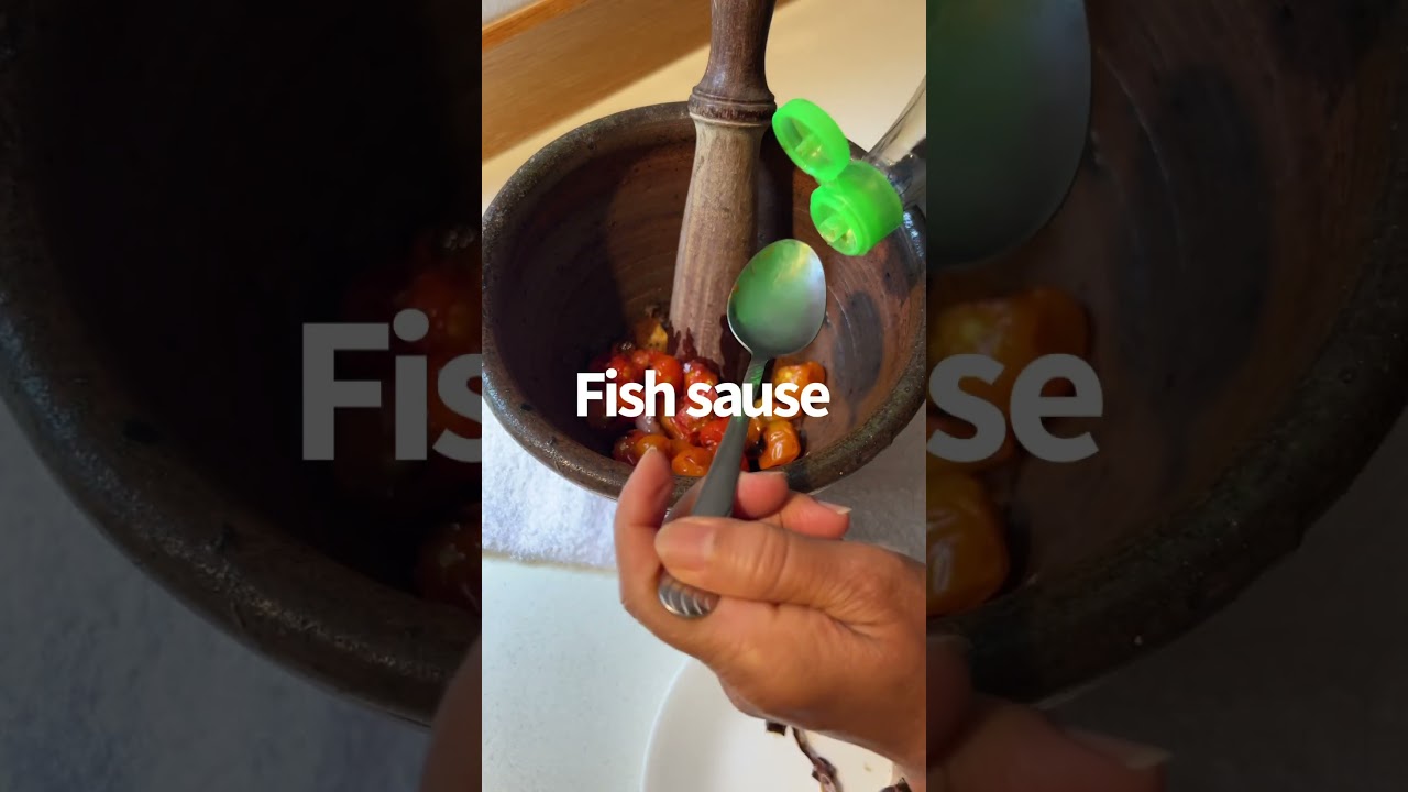 Easy Laos tomato sauce  ແຈ່ວໝາກເລັ່ນ