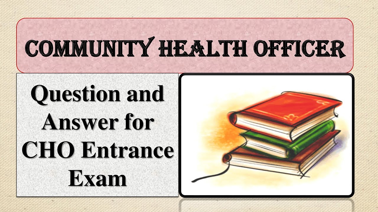 CHO Solved Question Paper Part - 2 || CHO Competition Exam Paper || CHO