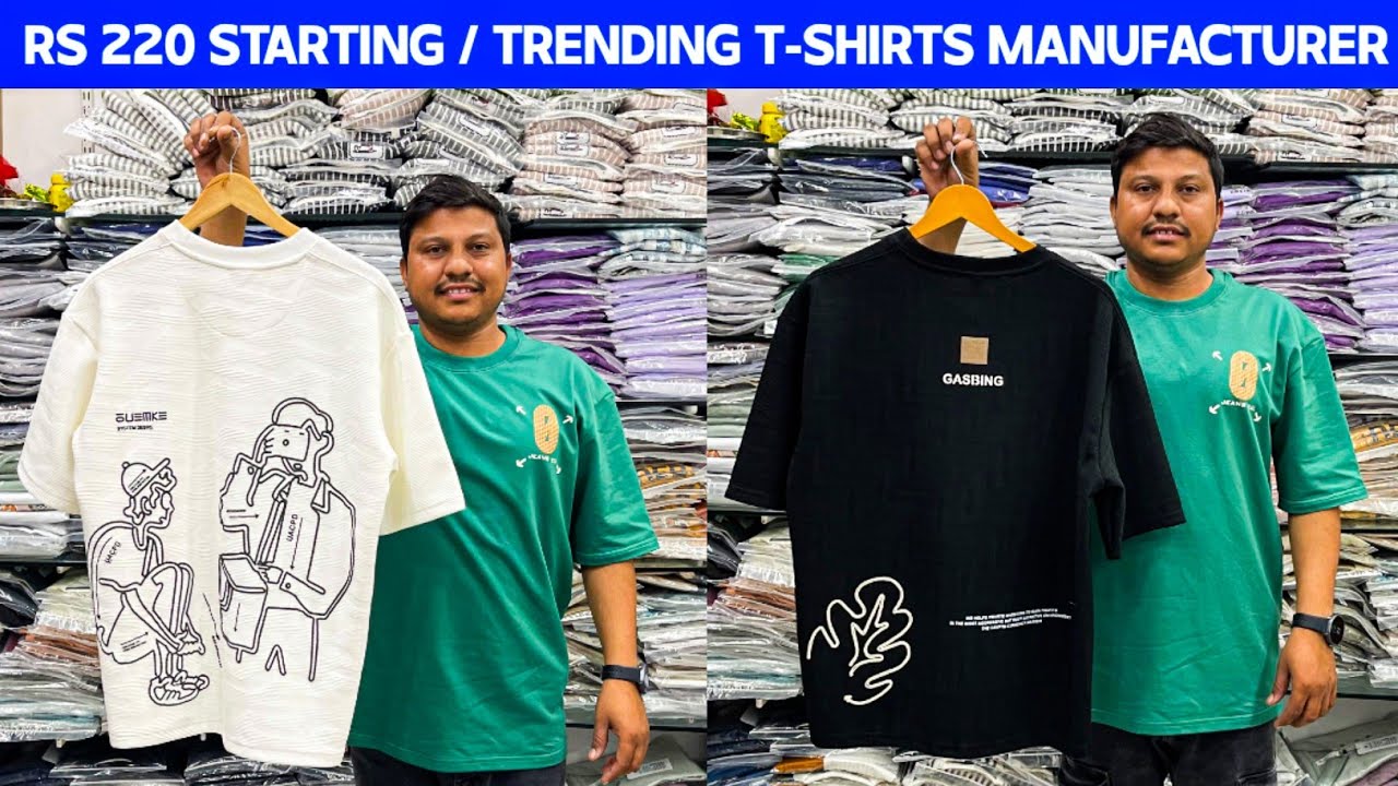 Trending Designer T-shirts Manufacturer / T-shirts wholesale market / Lycon Ahmedabad