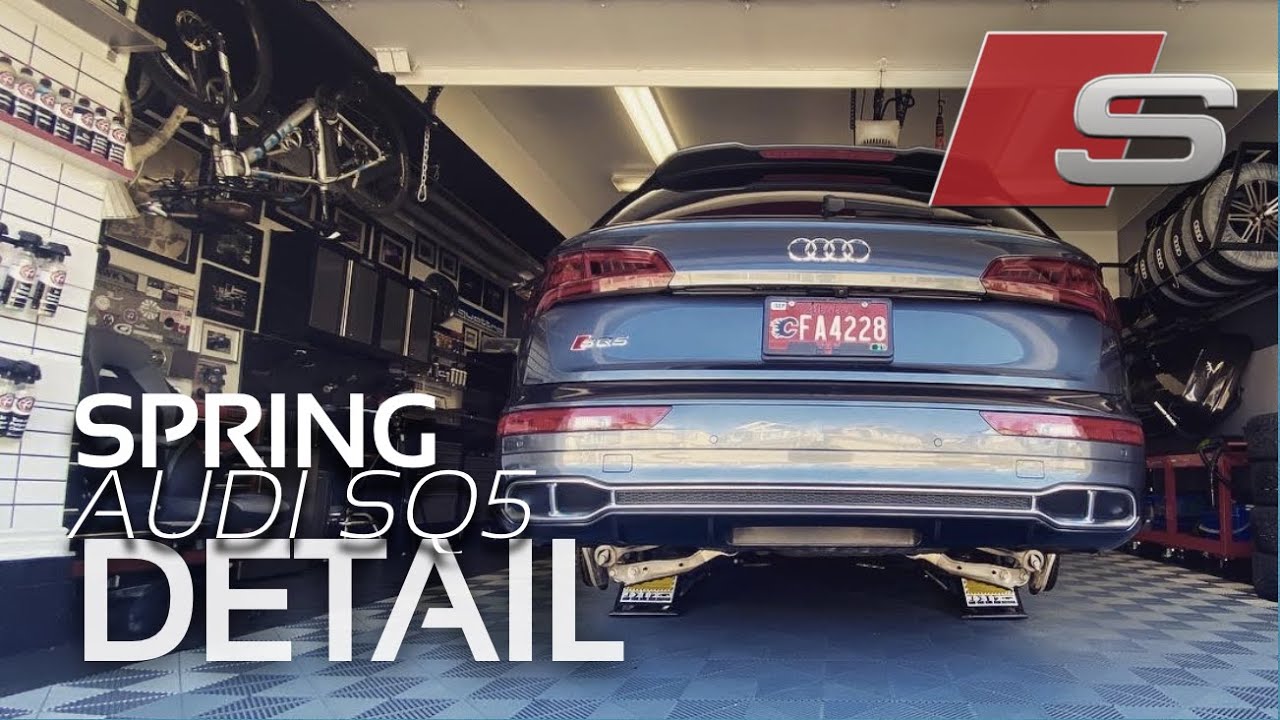 WHEELS-OFF SPRING DETAIL | QUICKJACK Wheel Removal & Undercarriage Cleanse Of My Daytona Grey SQ5