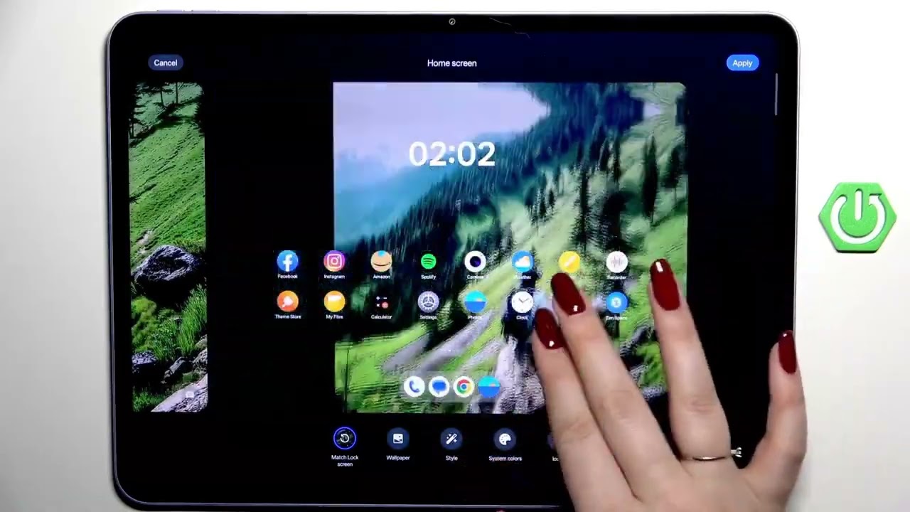 OnePlus Pad Go 2 5G – Come cambiare lo sfondo