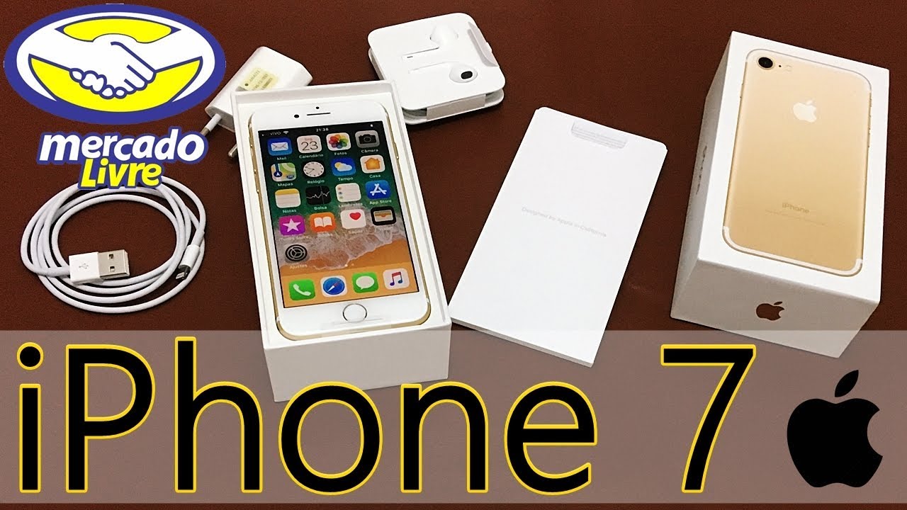 COMPREI iPhone 7 NO MERCADO LIVRE E OLHA NO QUE DEU..