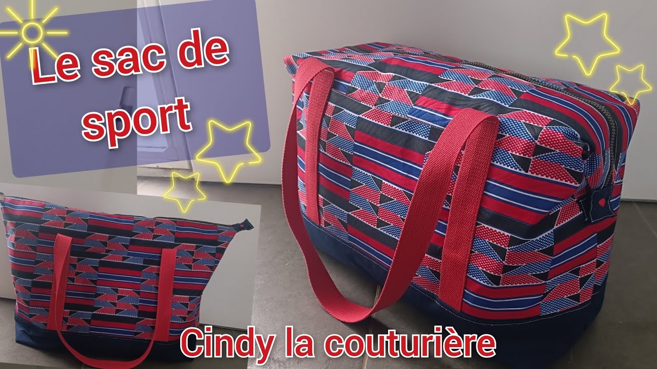 #tuto #diy #couture : Coudre un sac de sport ou de voyage grande taille ~ Cindy la couturière