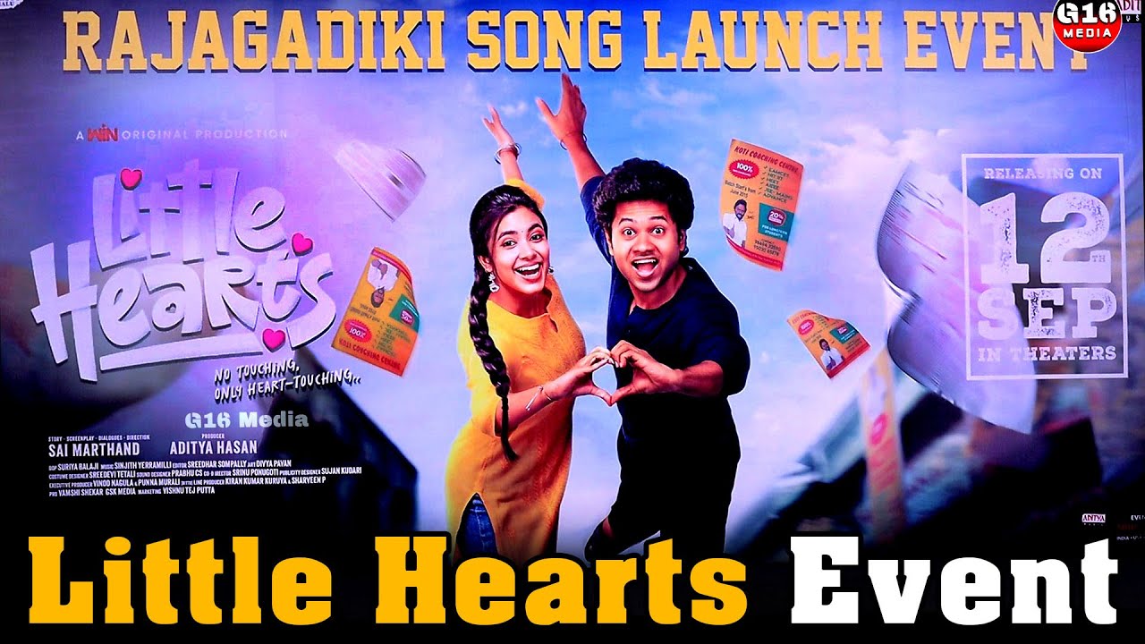 Little Hearts Movie Song Launch Event, Moulitalks, Shivani Nagaram, Banny Vasu, G16 Media