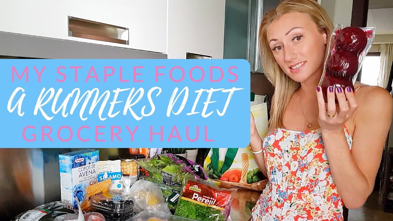 RUNNERS FOOD HAUL, STAPLE ITEMS + TREATS 😋